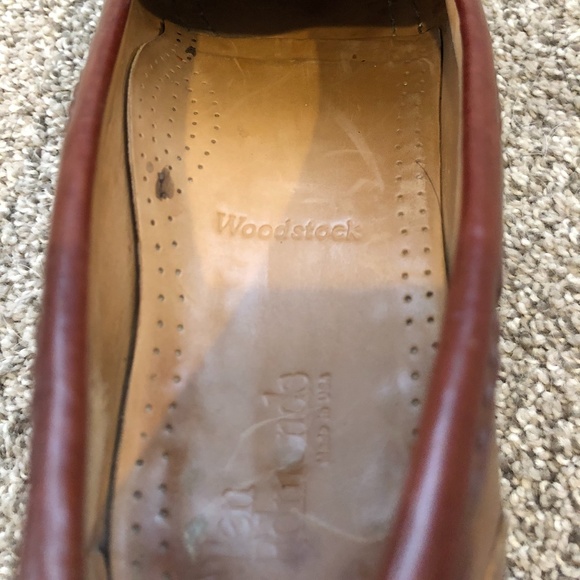Allen Edmonds Woodstock Men Brown Leather Loafers - Picture 11 of 14